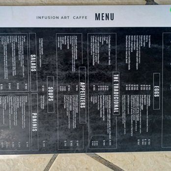 Infusion Art Caffe - Menu - Breakfast & Brunch Near Me - El Paraje, BCS Infusion Art Caffe - Menu - Breakfast & Brunch Near Me - El Paraje, BCS