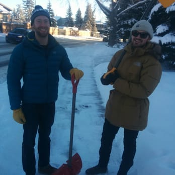 MowSnowPros - A couple MowSnowPro's doing snow removal in Varsity. - Landscaping Near Me MowSnowPros - A couple MowSnowPro's doing snow removal in Varsity. - Landscaping Near Me