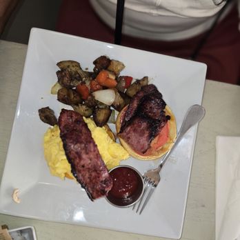 Harlem Cafe - Turkey bacon egg and cheese - Coffee & Tea Near Me - New York, New York Harlem Cafe - Turkey bacon egg and cheese - Coffee & Tea Near Me - New York, New York