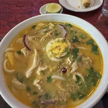 Htaw Metta - BURMESE CHICKEN NOODLE NOODLE (OHN NO KHAO SWE) - Thai Near Me - Noblesville, Indiana Htaw Metta - BURMESE CHICKEN NOODLE NOODLE (OHN NO KHAO SWE) - Thai Near Me - Noblesville, Indiana