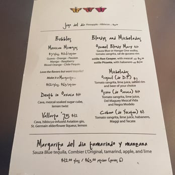 Oyamel - Drink menu - Mexican Near Me - Washington, DC, District of Columbia Oyamel - Drink menu - Mexican Near Me - Washington, DC, District of Columbia