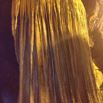 Lost World Caverns - Like a stone waterfall. - Museums Near Me - Lewisburg, West Virginia