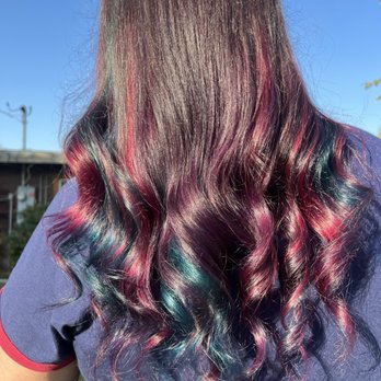 Beauty Bae By Jay - My wild multi color fun  hair - Makeup Artists Near Me - Newark , California