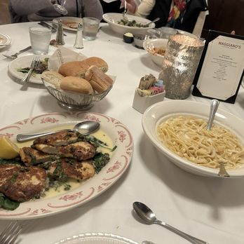 Maggiano's Little Italy - Chicken piccata and fettuccine alfredo - Italian Near Me - Atlanta, Georgia Maggiano's Little Italy - Chicken piccata and fettuccine alfredo - Italian Near Me - Atlanta, Georgia