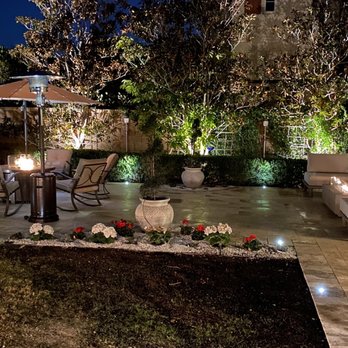 JAL Builders - a patio at night - General Contractors Near Me