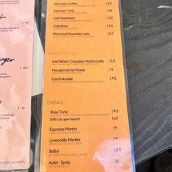 Café Susann - Drink Menu