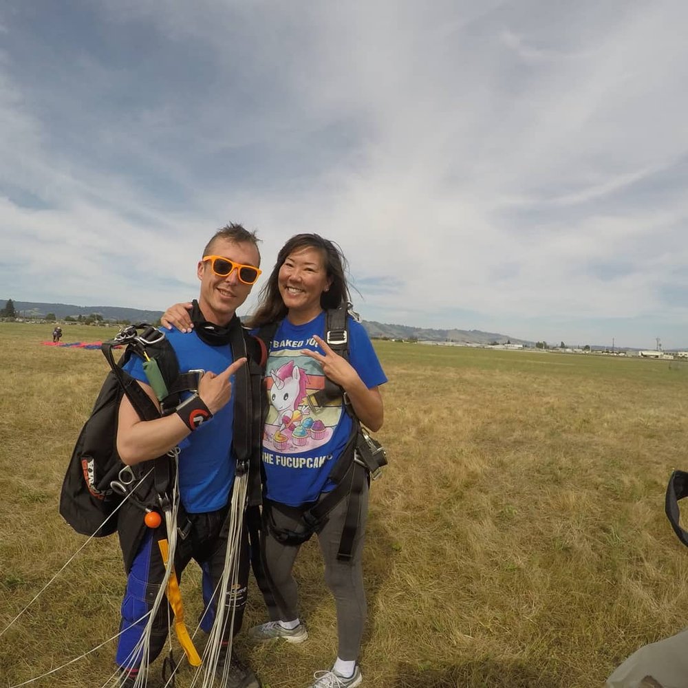 Skydive Surfcity Santa Cruz - Daniel and me. Thank you! - Skydiving Near Me - Watsonville, California Skydive Surfcity Santa Cruz - Daniel and me. Thank you! - Skydiving Near Me - Watsonville, California
