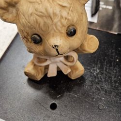 Bear at counter