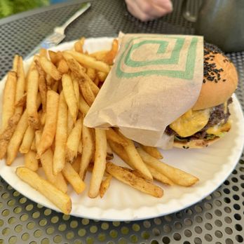 Unconventional Diner - Double Cheeseburger & Fries - Breakfast & Brunch Near Me - Washington, DC, District of Columbia
