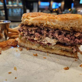 Twenty/20 Taphouse - Bacon Blue burger...that was ordered medium well, close enough. - Burgers Near Me - Somerset, New Jersey Twenty/20 Taphouse - Bacon Blue burger...that was ordered medium well, close enough. - Burgers Near Me - Somerset, New Jersey