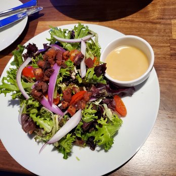 Emery - Sweet and sour vinaigrette wasn't great, everything else was. Big salad for the price - Seafood Near Me - Cincinnati, Ohio