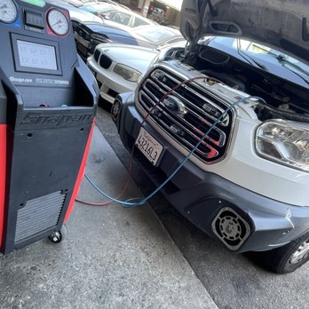 All Model Auto Repair - We specialize in fleet maintenance. This ambulance came in for a Freon fill up! - Auto Repair Near Me - Glendale, California All Model Auto Repair - We specialize in fleet maintenance. This ambulance came in for a Freon fill up! - Auto Repair Near Me - Glendale, California