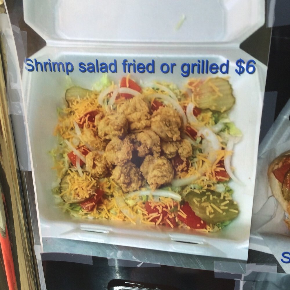 Fried shrimp salad Fried shrimp salad