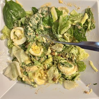 Saladworks - Good Friday salad with tuna, hb egg, avo, Feta and pecans - so yummy! (4/18/25) - Vegetarian Near Me - Marlton, New Jersey