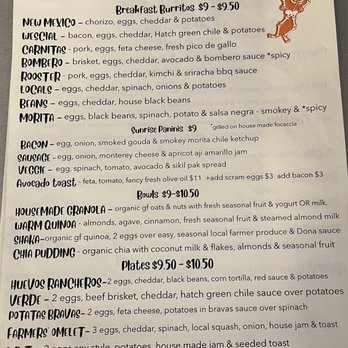 Love Muffin Cafe - Menu as of Oct 2022 - Coffee & Tea Near Me - Moab, Utah