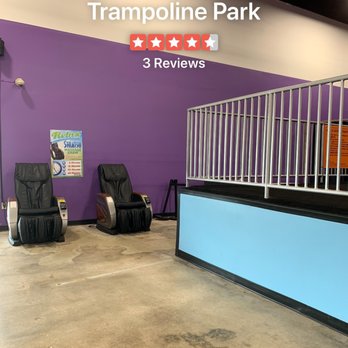 Altitude Trampoline Park - Killeen - Relaxing massage chairs for the parents (insert money and relax) - Trampoline Parks Near Me - Killeen, Texas Altitude Trampoline Park - Killeen - Relaxing massage chairs for the parents (insert money and relax) - Trampoline Parks Near Me - Killeen, Texas