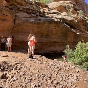 North Fork Millcreek Canyon - Panorama of the waterfall and swimming hole. - Hiking Near Me - Moab, Utah North Fork Millcreek Canyon - Panorama of the waterfall and swimming hole. - Hiking Near Me - Moab, Utah
