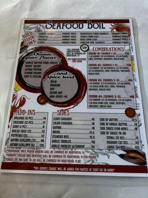 Menu photo 8 Asian N Cajun Sacramento, CA