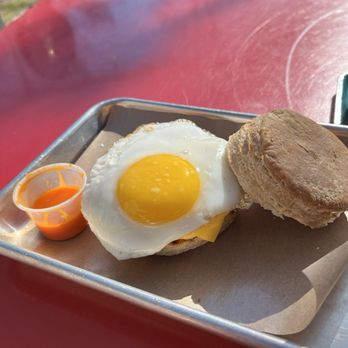 Mercado Sin Nombre - Biscuit sandwich - Mexican Near Me - Austin, Texas