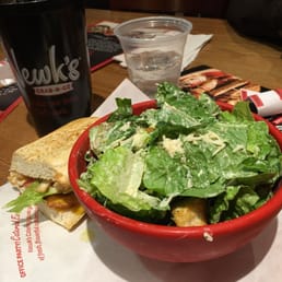$9.27. Half sandwich and half salad deal. Average taste. Nothing special. $9.27. Half sandwich and half salad deal. Average taste. Nothing special.