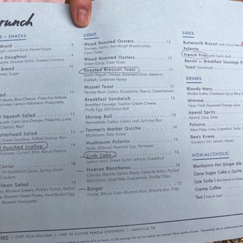 Henrietta Red - Brunch Menu - New American Near Me - Nashville, Tennessee Henrietta Red - Brunch Menu - New American Near Me - Nashville, Tennessee