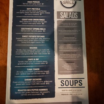 Courtyard Grill - Sports Bars Near Me - Wilmington, North Carolina