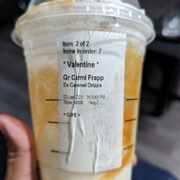 Caramel frapp Caramel frapp