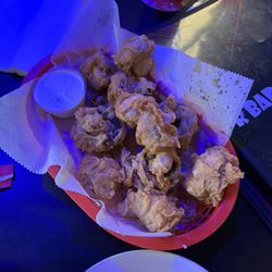 R Bar & Grill - Hand dipped fried mushrooms with house ranch