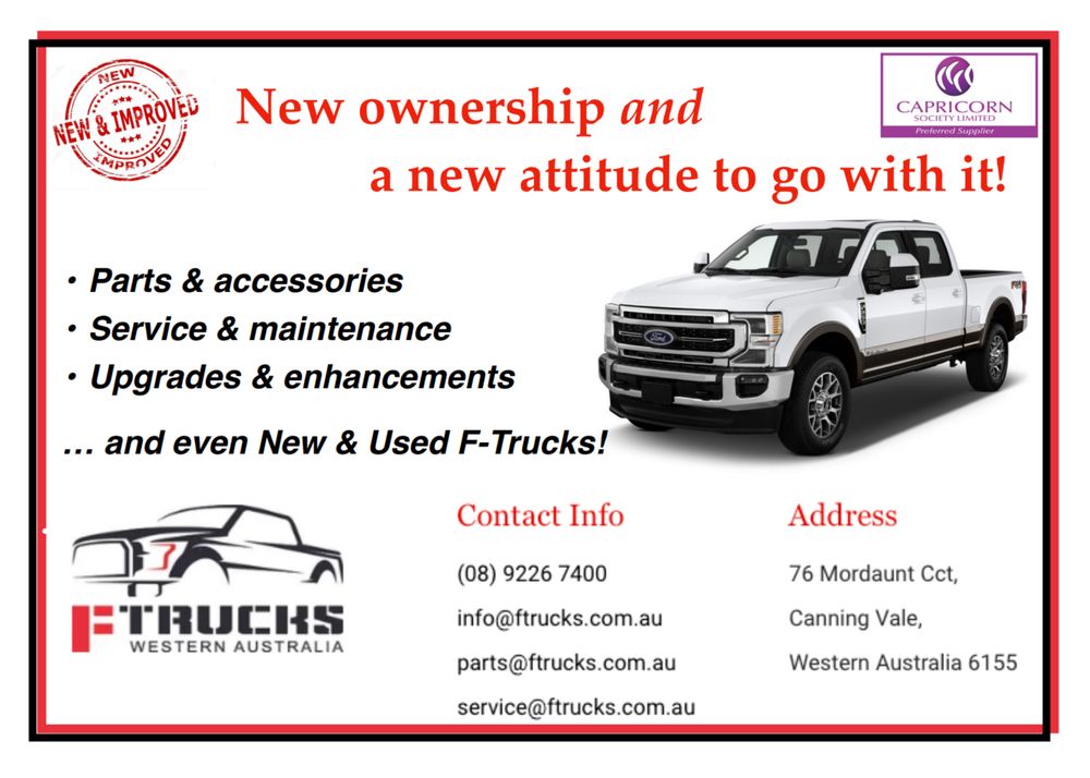 F TRUCKS WA 76 Mordaunt Cct,, Canning Vale Western Australia