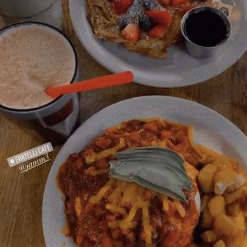 Fratelli Cafe - Huevos Rancheros, Popular French Toast - Coffee & Tea Near Me - Los Angeles, California Fratelli Cafe - Huevos Rancheros, Popular French Toast - Coffee & Tea Near Me - Los Angeles, California