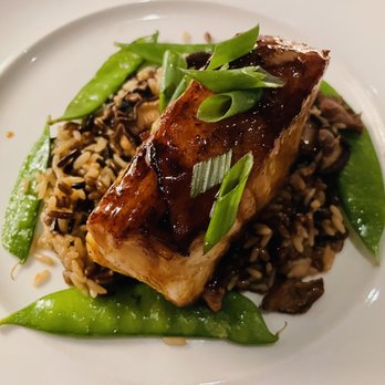 Seasons 52 - Brick Oven-Roasted Chilean Sea Bass - New American Near Me - Altamonte Springs, Florida