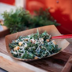 Palate Street Bistro - Kale Caesar Salad