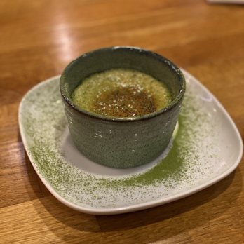 Gozen Shun - Green Tea Matcha Creme Brulee - Japanese Near Me - Pasadena, California Gozen Shun - Green Tea Matcha Creme Brulee - Japanese Near Me - Pasadena, California