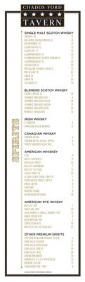 Menu photo 7 Chadds Ford Tavern Chadds Ford, PA Menu photo 7 Chadds Ford Tavern Chadds Ford, PA