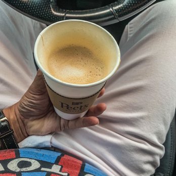 Sheng Kee Bakery & Cafe - Peet's Latté and my London, England Tour Shirt! - Bakeries Near Me - Daly City, California