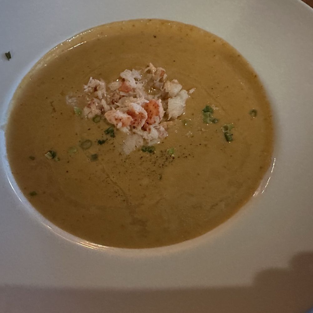 Stoney River - Lobster bisque with real lobster pieces - Steakhouses Near Me - Roswell, Georgia Stoney River - Lobster bisque with real lobster pieces - Steakhouses Near Me - Roswell, Georgia