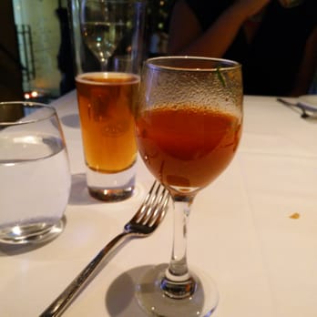 Quilon Restaurant - Some complimentary Rasam to cleanse your pallette. Wink. - Indian Near Me - London, XGL