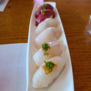 Studio Sushi - Halibut, Amberjack(HH$5)and Blue Fin Tuna - Sushi Bars Near Me - Studio City, California Studio Sushi - Halibut, Amberjack(HH$5)and Blue Fin Tuna - Sushi Bars Near Me - Studio City, California