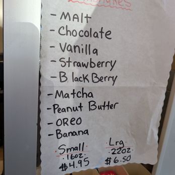 Dk's Grill - Milk Shake flavors - American Near Me - North Bend, Oregon Dk's Grill - Milk Shake flavors - American Near Me - North Bend, Oregon