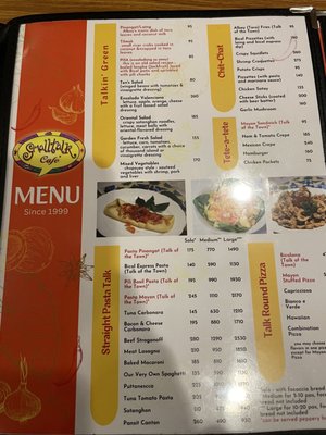 Menu photo 2 Small Talk Cafe Legazpi City, ALB