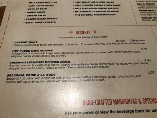 Menu photo 3 Cheddar's Scratch Kitchen Athens, GA