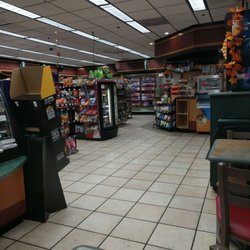 Pdq Gas & Food - Plenty of snack options here, plus good hot dogs, sandwiches, and some frozen entree choices. Good gas prices.