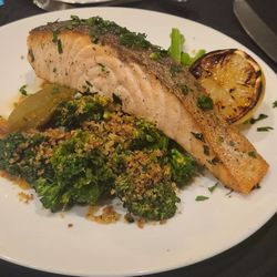 Grilled salmon