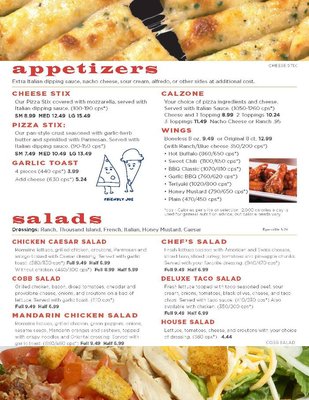Menu photo 7 Happy Joe's Dyersville, IA