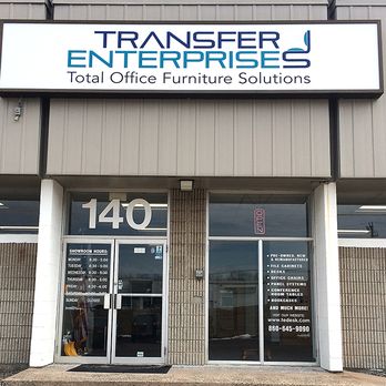 Transfer Enterprises - Front entrance of 45,000 sq. ft. showroom at Transfer Enterprises. - Office Equipment Near Me - Manchester, Connecticut