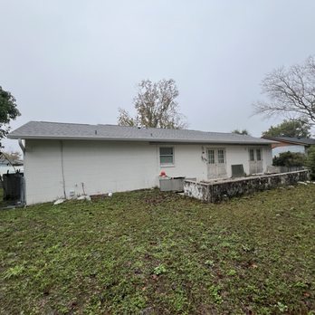 LA Overall Services - Before: gross patio and wall - Painters Near Me