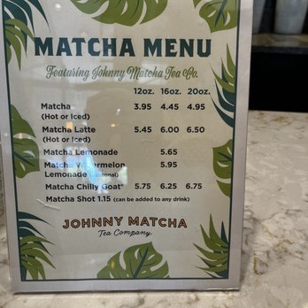 Dancing Goats Coffee - Matcha Menu - Coffee & Tea Near Me - Atlanta, Georgia Dancing Goats Coffee - Matcha Menu - Coffee & Tea Near Me - Atlanta, Georgia