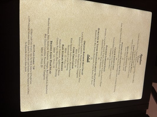 Menu photo 1 Cork Tree Palm Desert, CA Menu photo 1 Cork Tree Palm Desert, CA