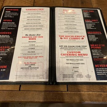 Hucklebuck Smoke & Grill - Menu - Barbeque Near Me - Seymour, Missouri Hucklebuck Smoke & Grill - Menu - Barbeque Near Me - Seymour, Missouri