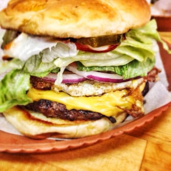 Sliders Burger - Burger with cheese and fried egg. - Burgers Near Me - San Jose, California Sliders Burger - Burger with cheese and fried egg. - Burgers Near Me - San Jose, California